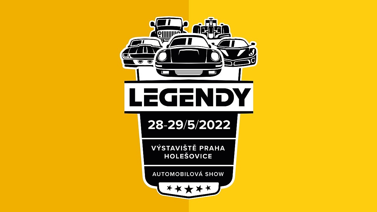 Automobilová show Legendy 2022 na Výstavišti v Praze - Holešovicích ve dnech 28. a 29. 5. 2022.
