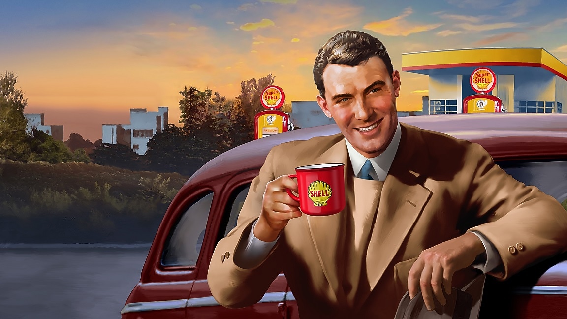 Shell retro kampaň Heritage získala ocenění za ilustrace