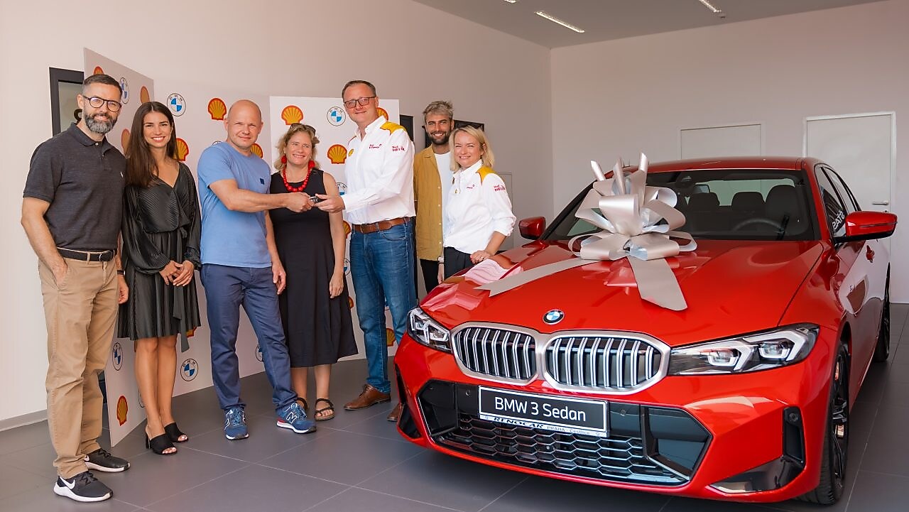 Slavnostní předání výhry