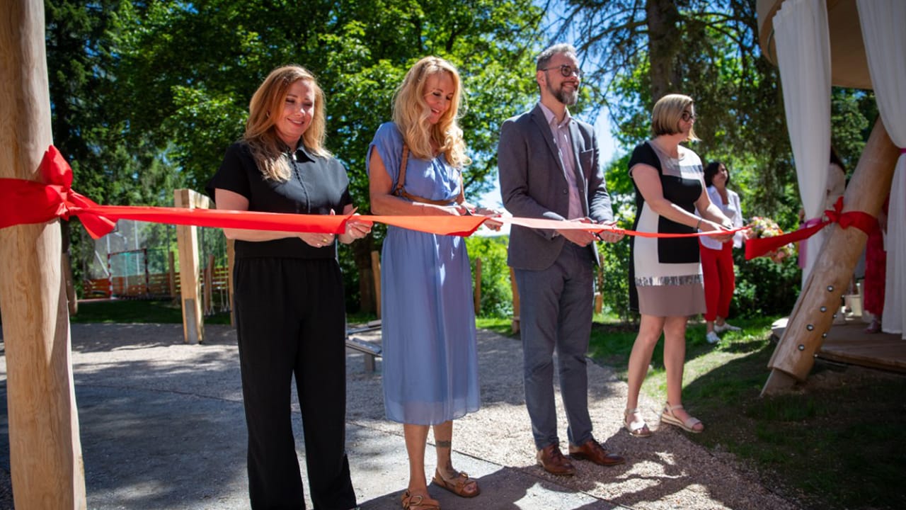 Ribbon cutting