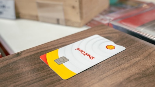 Shell card on the table