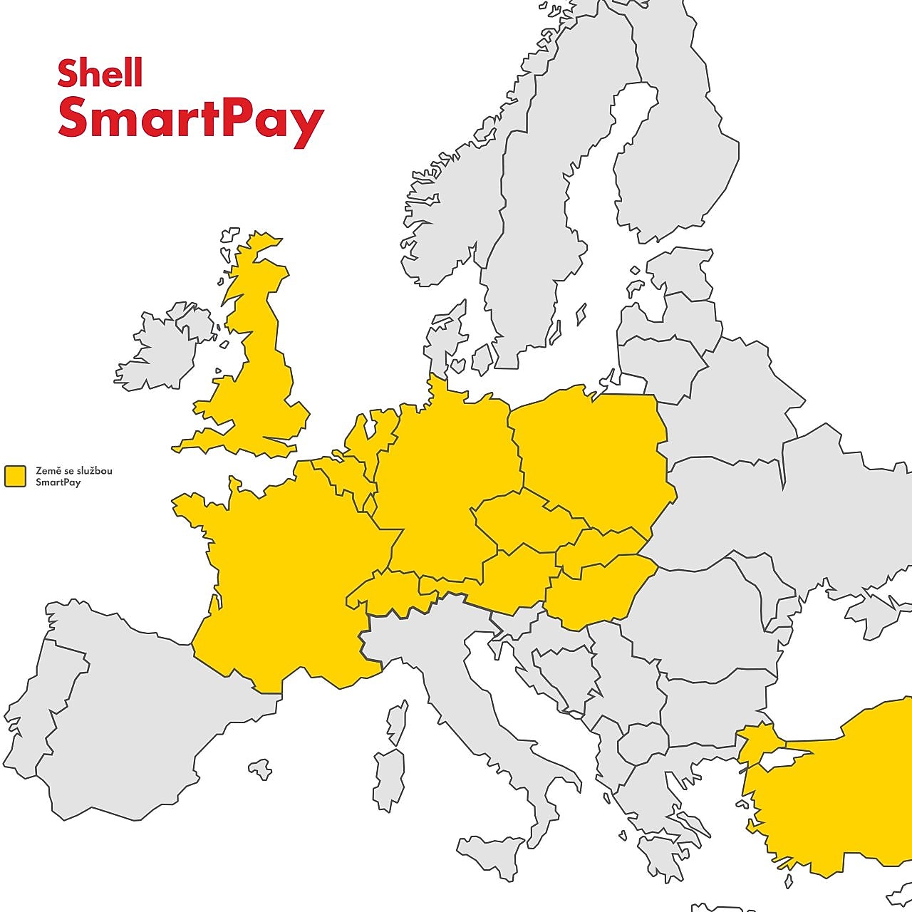 Shell SmartPay mapa