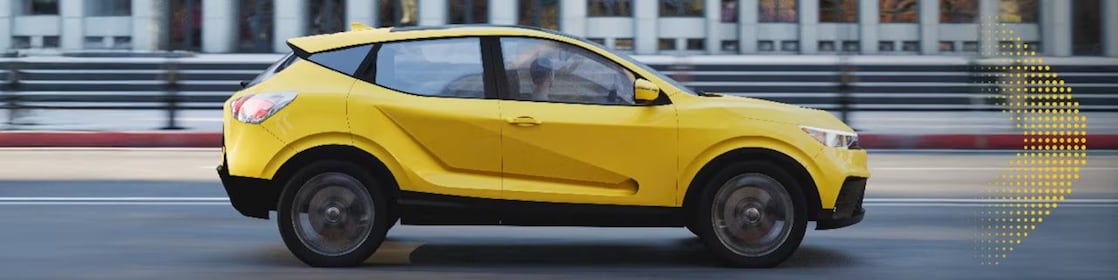 Osobní automobil na silnici