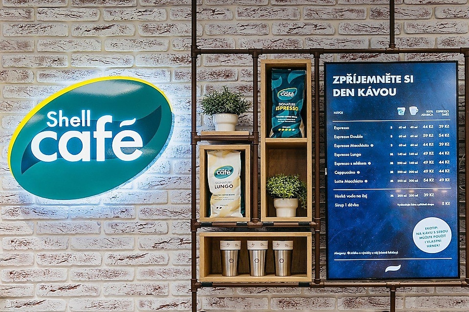 Nový koncept Shell Café bude k dostupný na všech čerpacích stanicích Shell v České republice