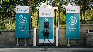 Foto dobíjecí stanice Shell Recharge
