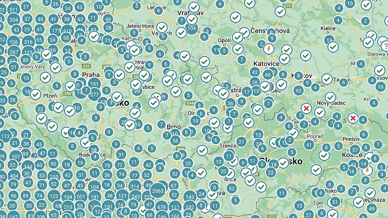 Rychle rostoucí síť Shell Recharge
