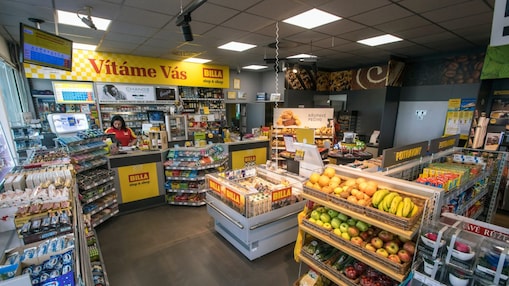 Obrázek čerpací stanice Shell s Billa Stop&Shop