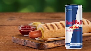 Red Bull a Hot dog