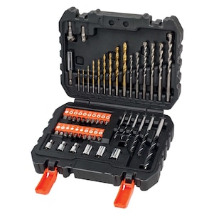 50 dílná sada - vrtáky, bity a nástrčné klíče Black+Decker