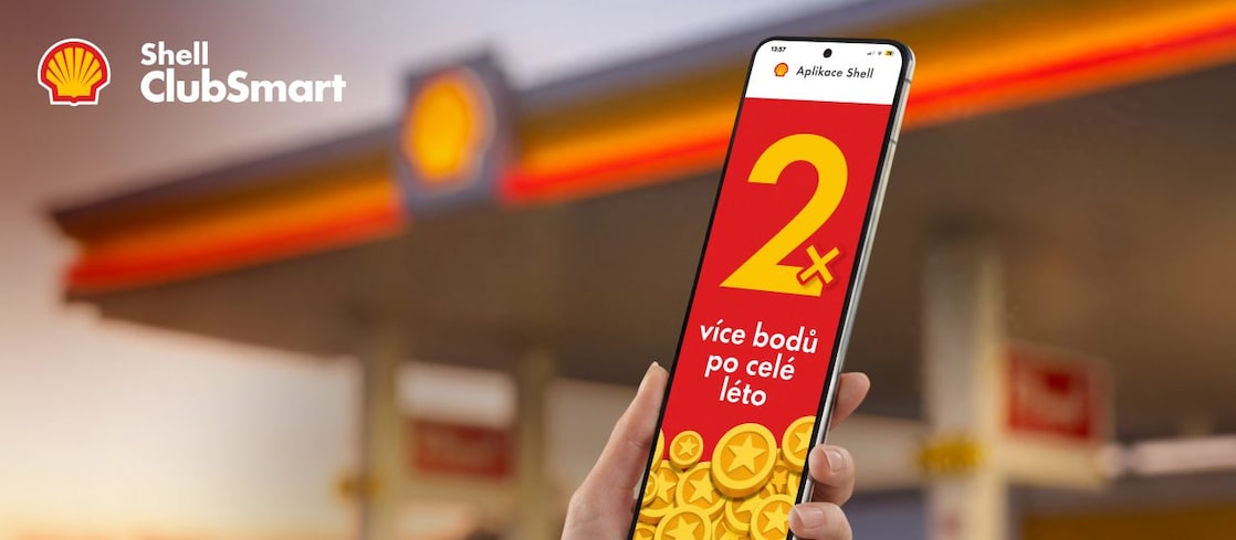 Využijte tuto nabídku a užívejte si členství v Shell ClubSmart  na maximum!