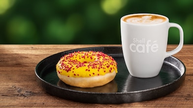 Donut a káva