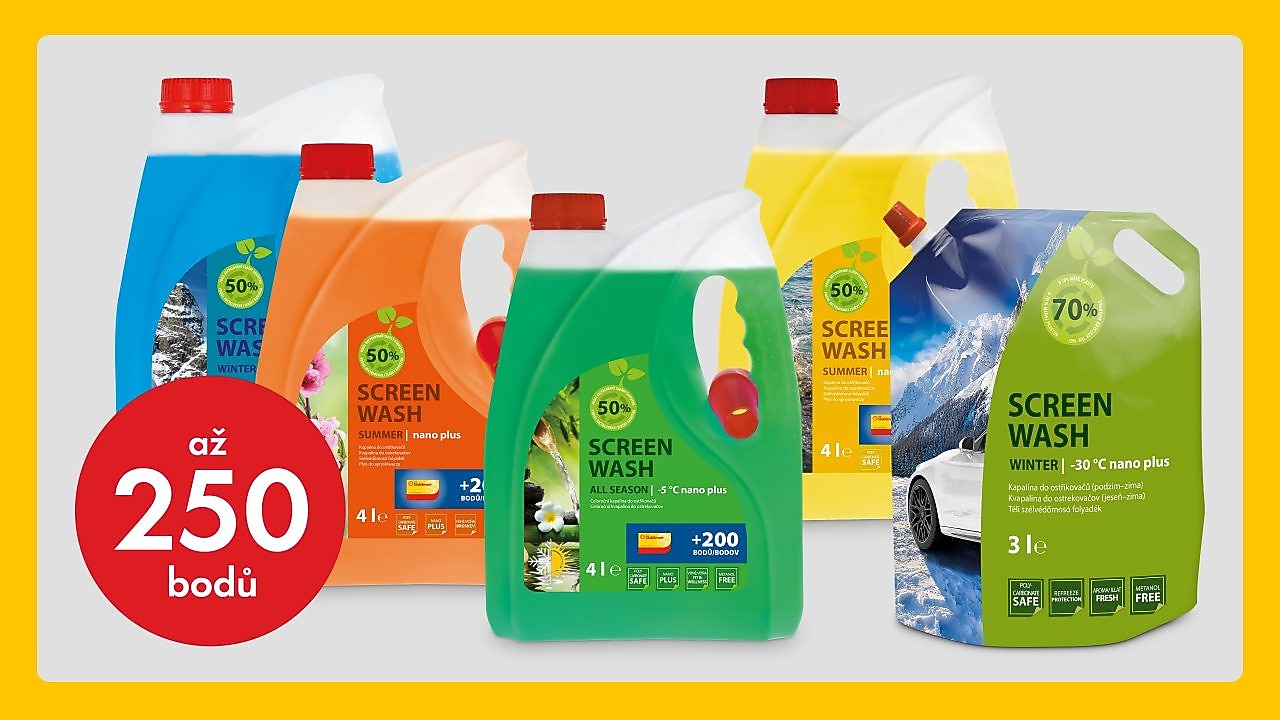 Voda do ostřikovačů Smart + 250 bodů