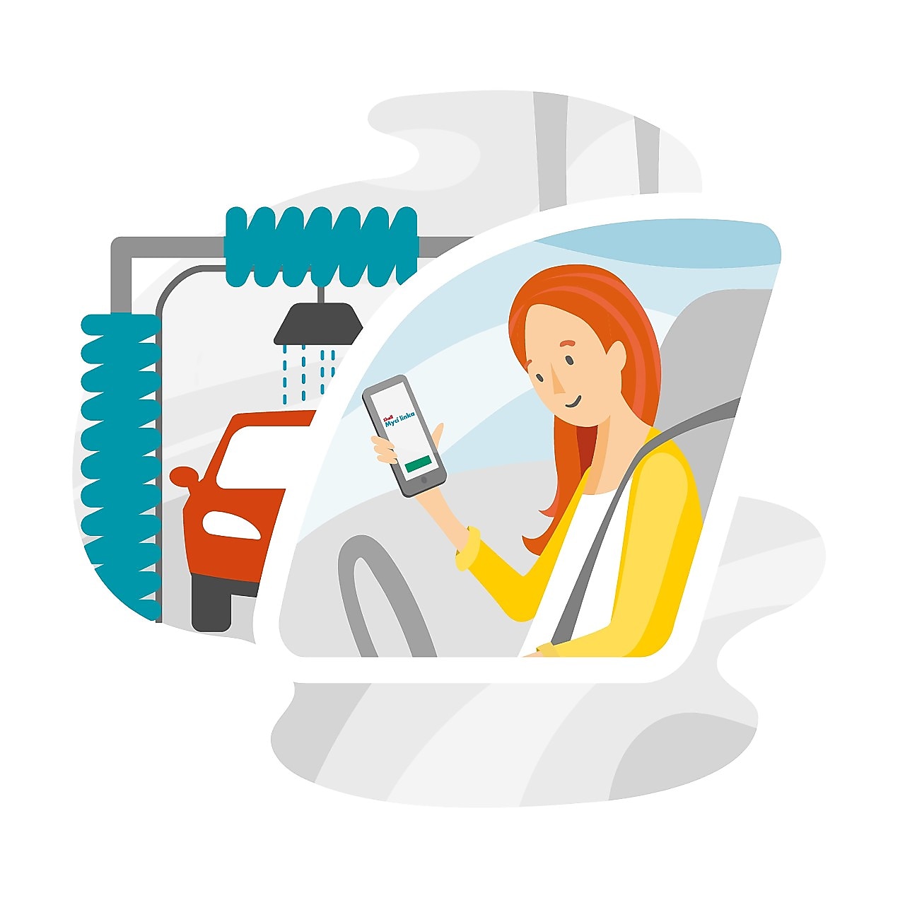 Ikona Smart Pay mycí linka