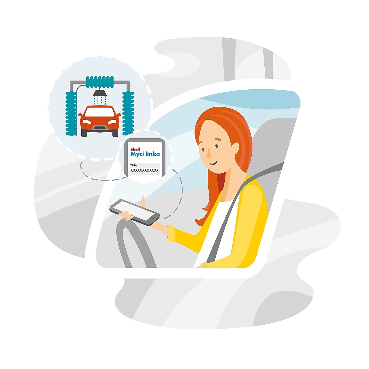 Ikona Smart Pay mycí linka