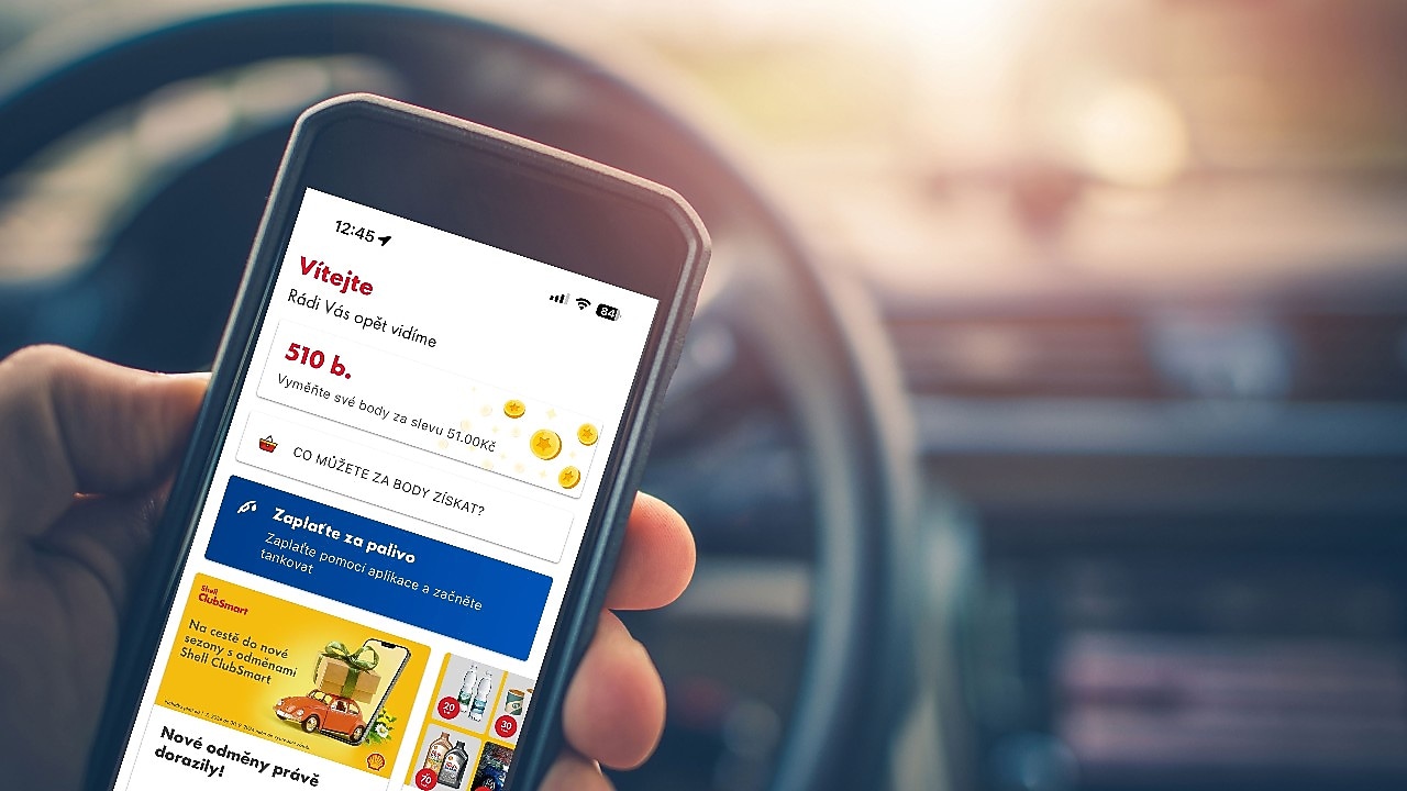 Mobilní platba Shell SmartPay