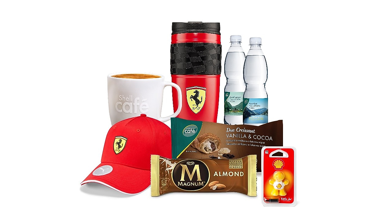 Produkty dostupné přímo na čerpacích stanicích Shell